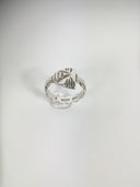 Tribal Mask Sterling Silver Spoon Ring (Only 1 Available)