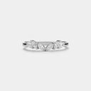 Silver Angels Wings Stackable Ring