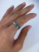 Peru Camel Sterling Silver Spoon Ring (Only 1 Available)