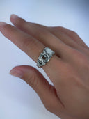 Antique Orchid Sterling Silver Spoon Ring (Only 1 Available)