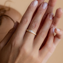 Gold Crystal Chandelier Ring