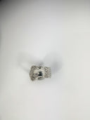 “O” Engraved Sterling Silver Spoon Ring (Only 1 Available)