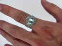 Victorian Flower Sterling Silver Spoon Ring (Only 1 Available)