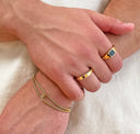 Gold Onyx Signet Ring