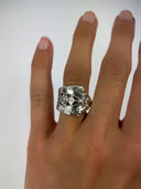 Rose Sterling Silver Spoon Ring