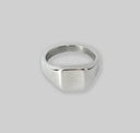 Silver Square Signet Ring