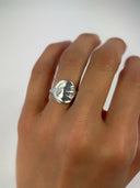 Seashell Antique Salt Spoon Sterling Silver Spoon Ring (Only 1 Available)