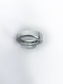 Tiffany & Co Engraved Sterling Silver Spoon Ring
