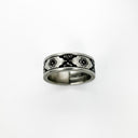 Stainless XOXO Spoon Ring