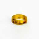 Gold Band Spoon Ring