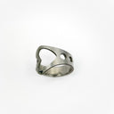 Silver Heart Spoon Ring