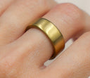Gold Band Spoon Ring