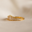 Gold Crystal Chandelier Ring