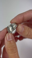 Victorian Style Sterling Silver Spoon Ring (Only 1 Available)