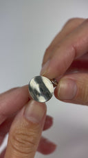 Antique Salt Spoon Full Length Sterling Silver Spoon Ring (Only 1 Available)