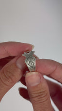 Crossing Arrows Sterling Silver Spoon Ring (Only 1 Available)